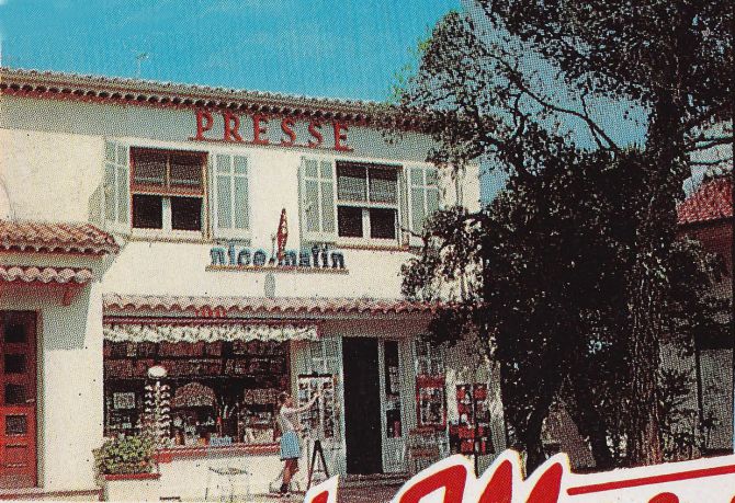 la Presse que j&lsquo;ai connu, photo de carte postale circulée en 1972